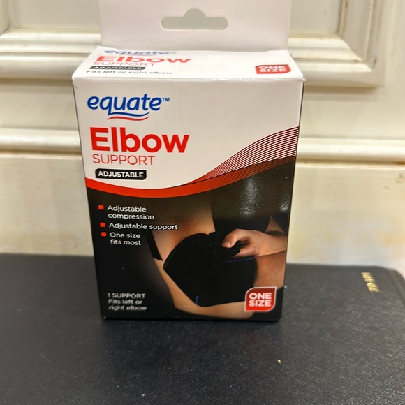 NWT🤩 EQUATE ADJUSTABLE ELBOW SUPPORT FITS LEFT OR RIGHT ELBOW ONE SIZE - Picture 2 of 5